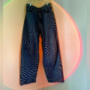 BDG Rih extreme baggy patterned jeans